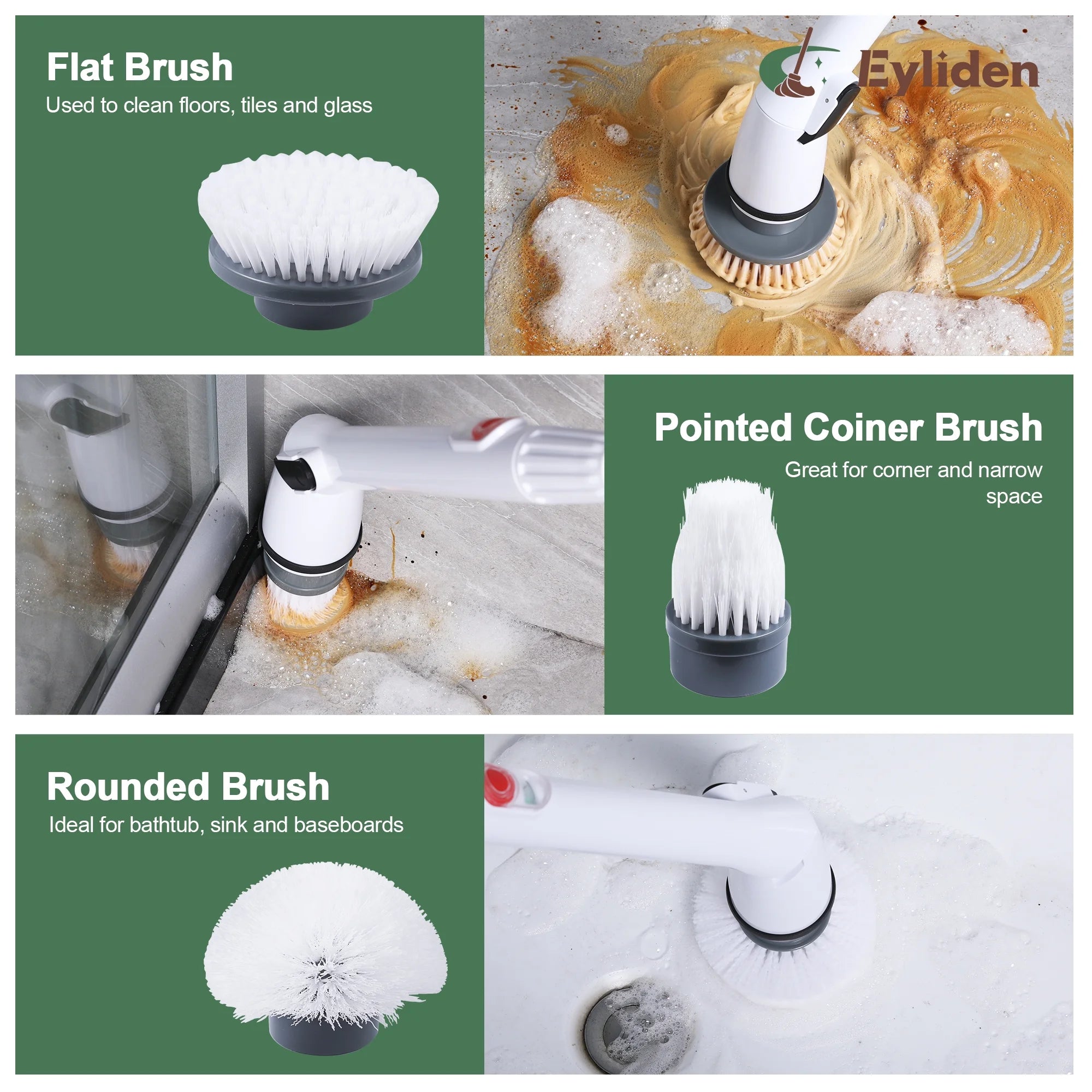Powerscrub Electric Spin Scrubber