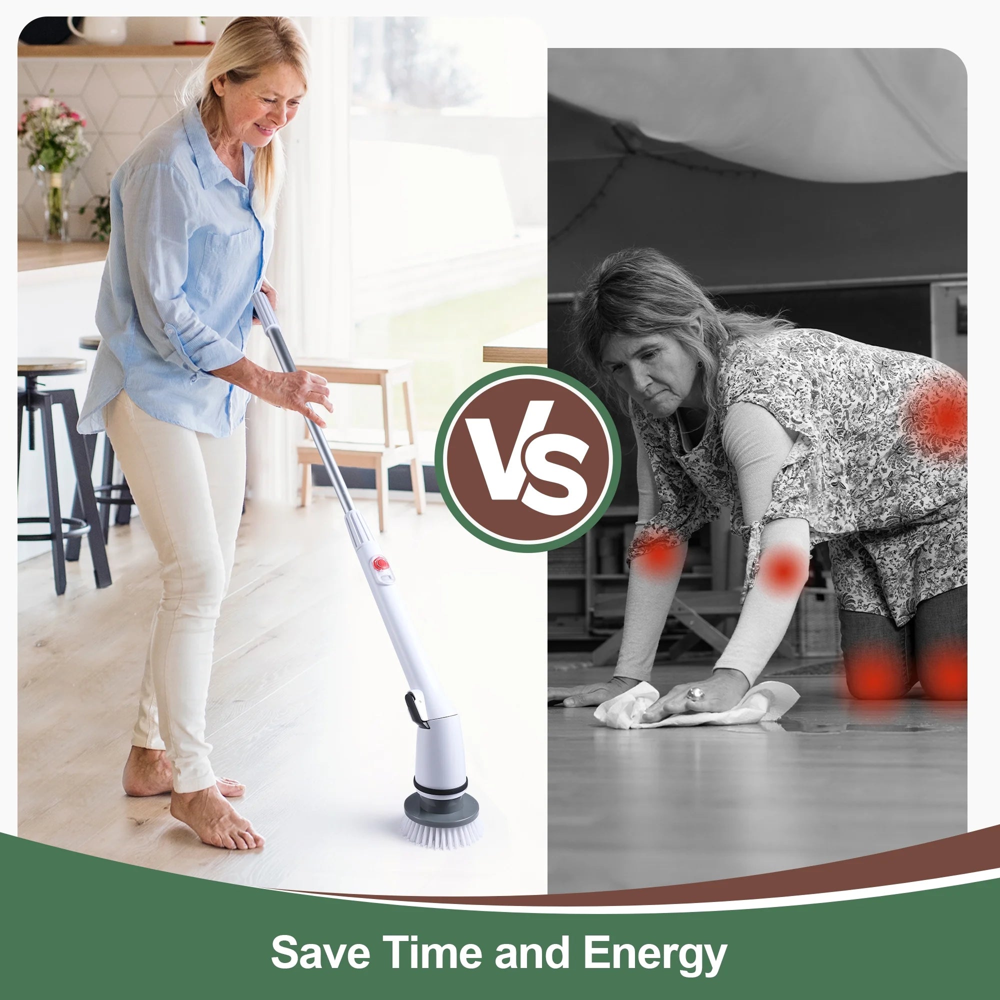 Powerscrub Electric Spin Scrubber