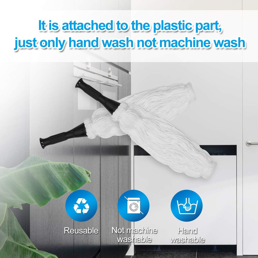 Mop Model No.: FZ-02-2020/FZ-02-2019 Replacement Head, 2Pcs Microfiber Mop Pads for  Twist Mops, Floor Cleaning Mops Head(Not Include Handle), Suitable for Any Surfaces (2Pack Heads)