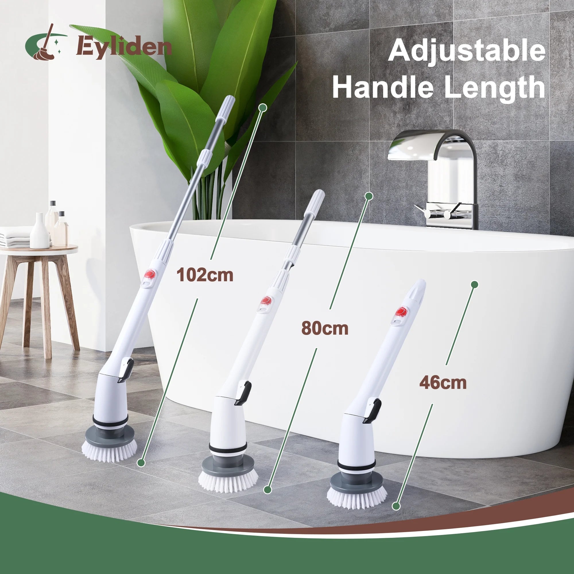 Powerscrub Electric Spin Scrubber