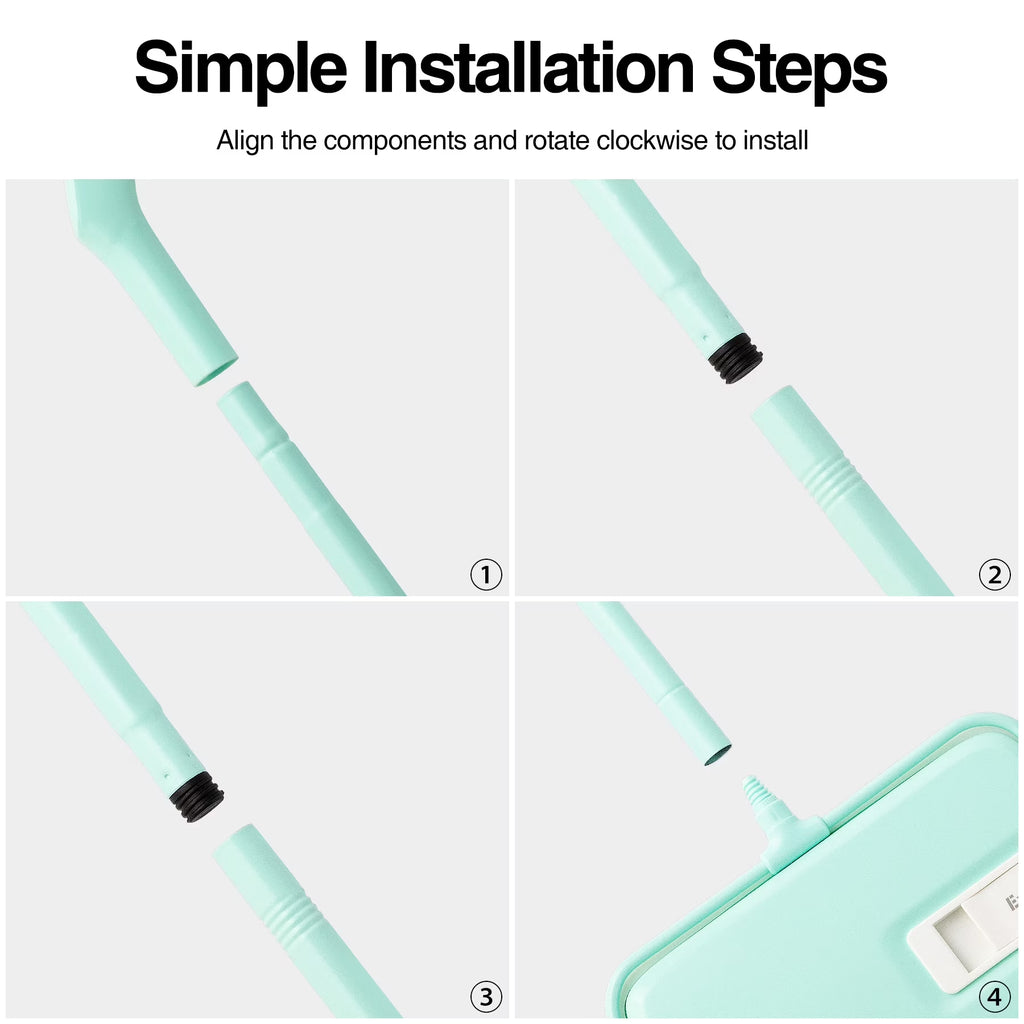 Hand Push Carpet Sweeper, Mini Size Lightweight, Non Electric, No Noise, Green