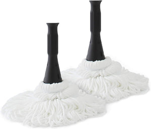 Mop Model No.: FZ-02-2020/FZ-02-2019 Replacement Head, 2Pcs Microfiber Mop Pads for  Twist Mops, Floor Cleaning Mops Head(Not Include Handle), Suitable for Any Surfaces (2Pack Heads)