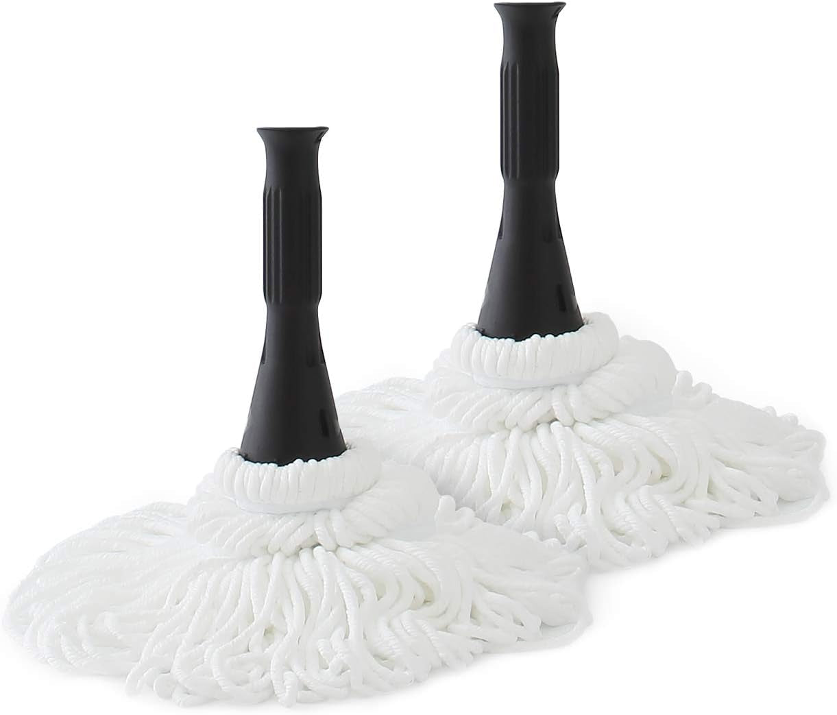 Mop Model No.: FZ-02-2020/FZ-02-2019 Replacement Head, 2Pcs Microfiber Mop Pads for  Twist Mops, Floor Cleaning Mops Head(Not Include Handle), Suitable for Any Surfaces (2Pack Heads)