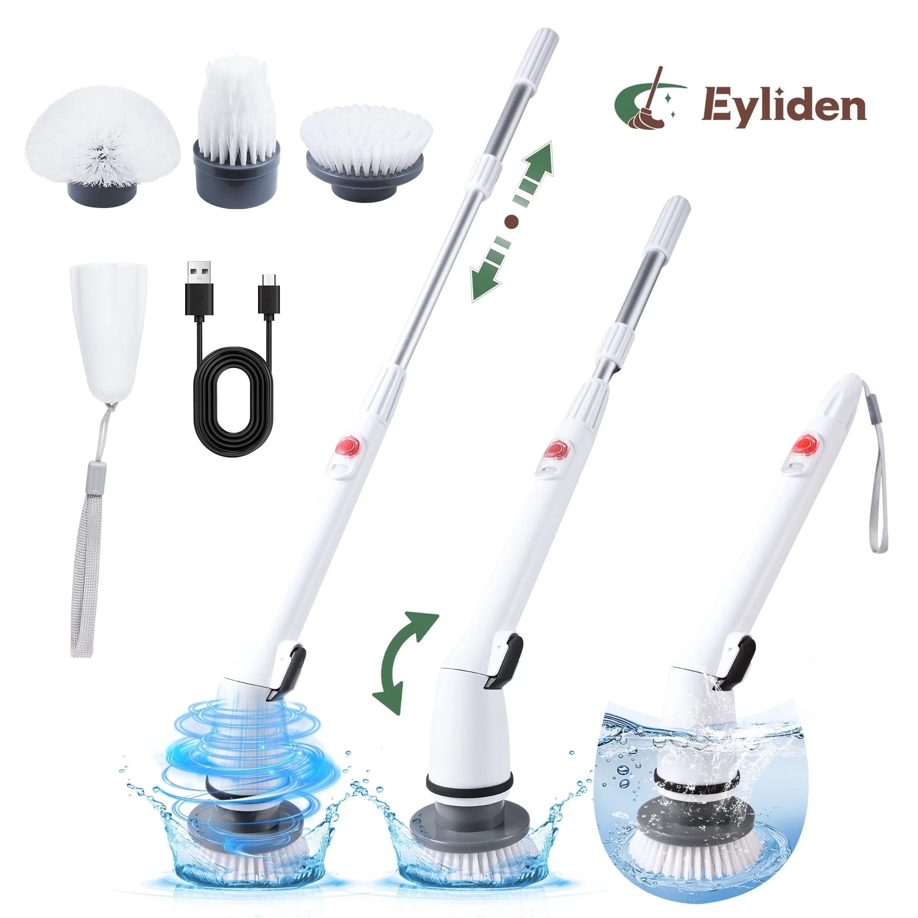 Powerscrub Electric Spin Scrubber