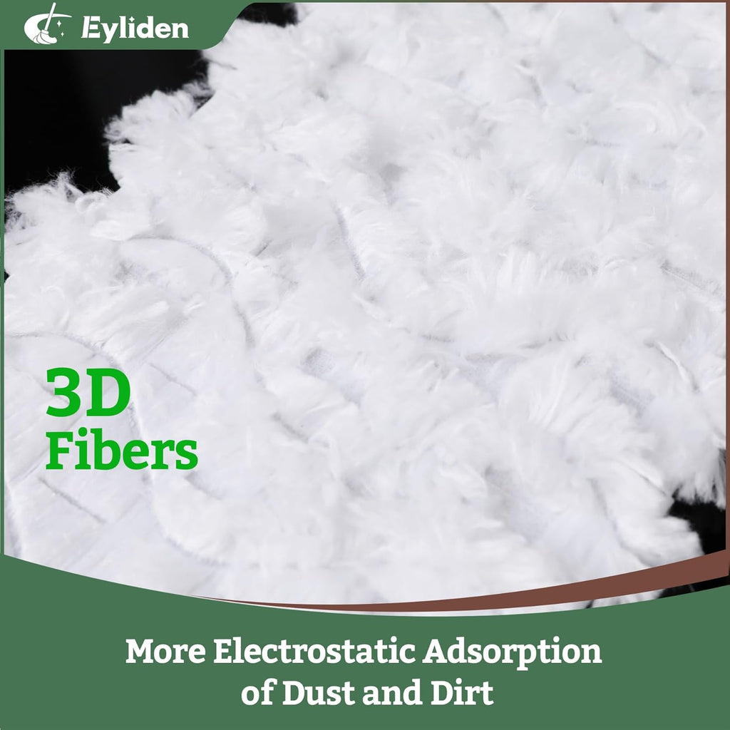 24 Count Heavy-Duty Pet Hair Sweeper Pads | Universal 10 Inch Refills | Deep Fiber Lock Technology for Fur & Dust | Dry Floor Cleaning Cloths