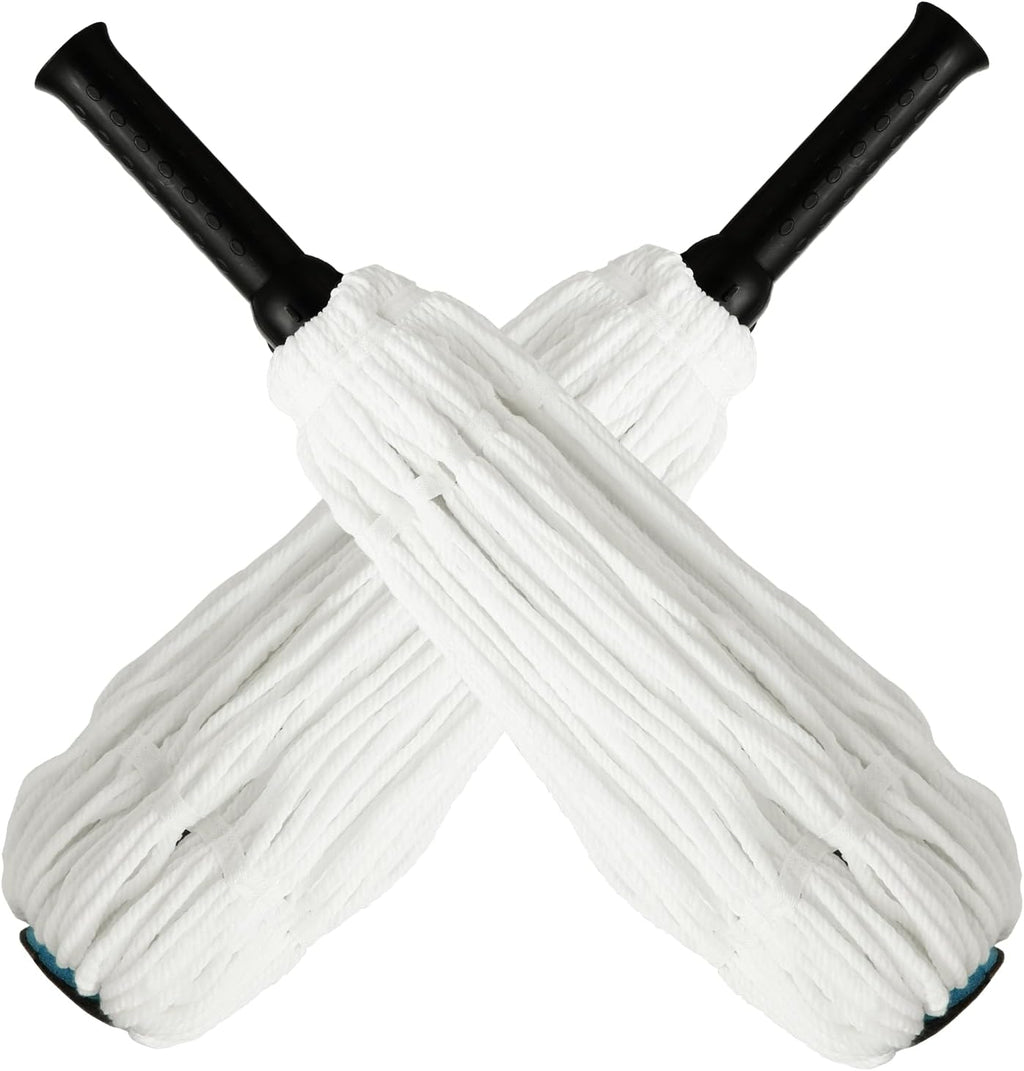 Microfiber Mop Head Refills, 2-Pack, Compatible with JX-0001  Twist Mop - Simple (White)