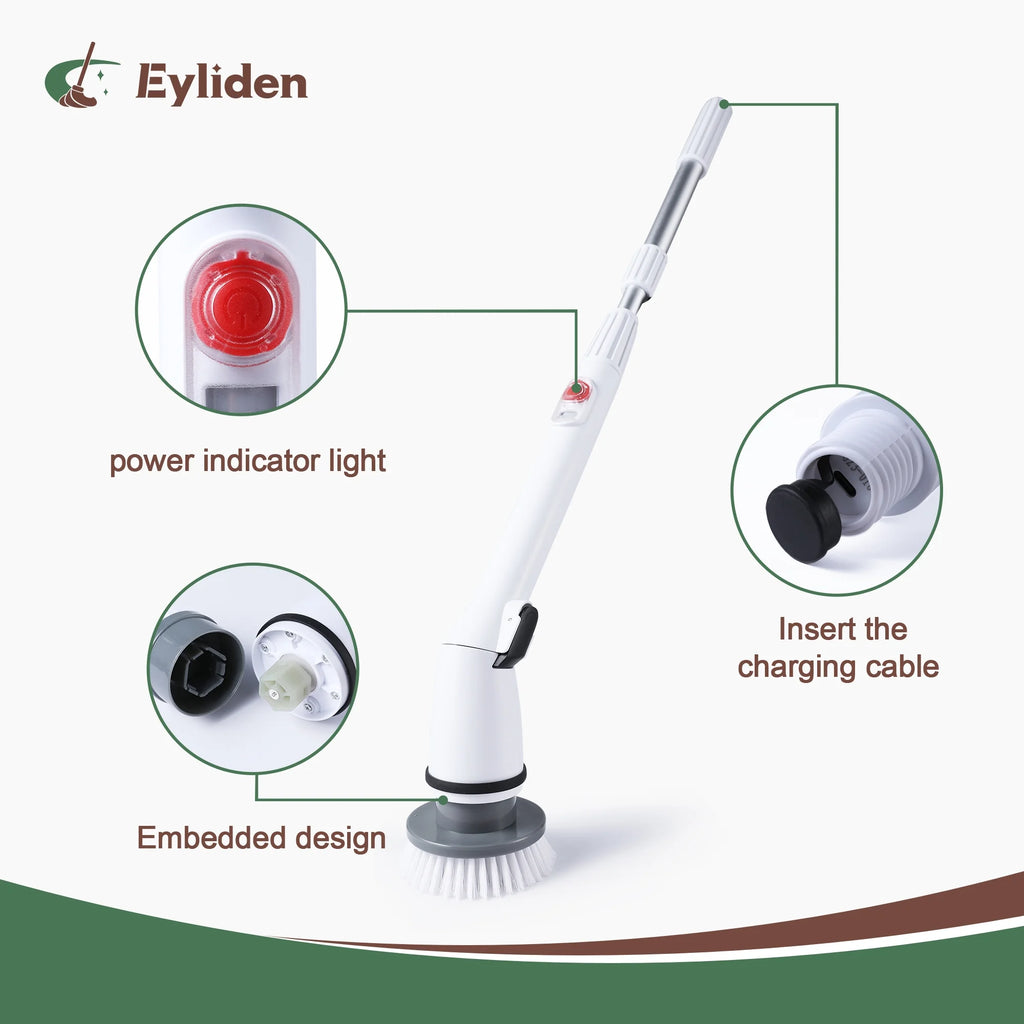 Powerscrub Electric Spin Scrubber